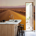 The Golden Highway Mural Wallpaper - Red Tone - room preview 03