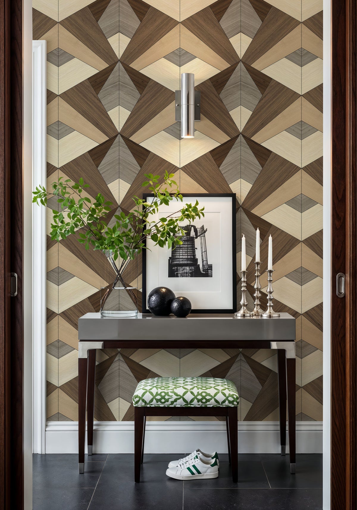 Exquisite Wood Mural Wallpaper - room preview 03