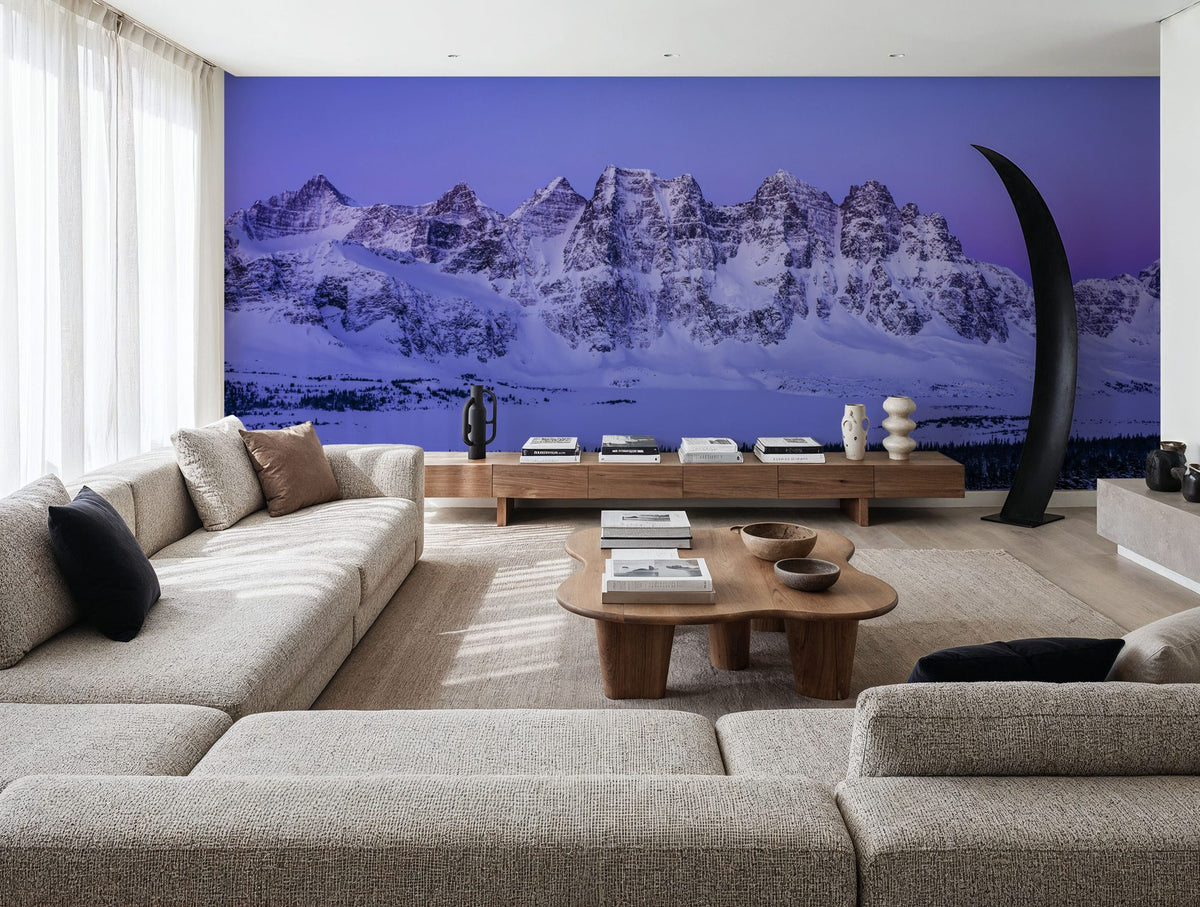 Ramparts Mountain Mural Wallpaper - room preview 03
