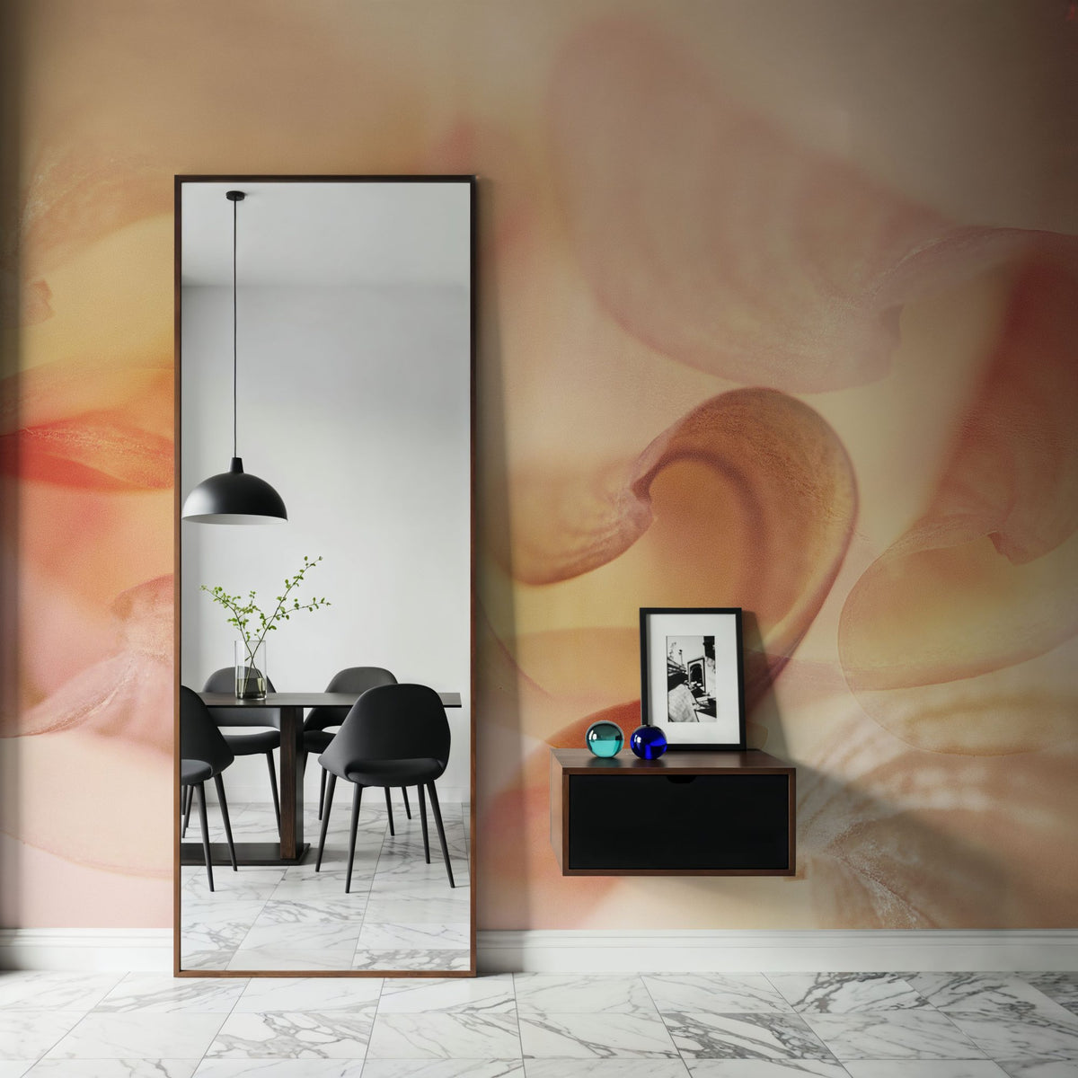 Dancing Leaves Mural Wallpaper - room preview 03