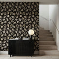 Symbolic Halloween Black Mural Wallpaper - room preview 03