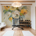 Flowers in a Jug Mural Wallpaper - room preview 03