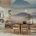 Soft Mountains Mural Wallpaper - room preview 03