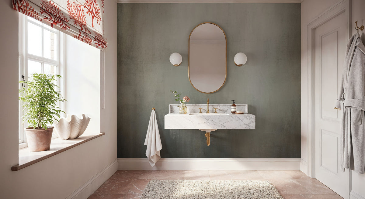 Smoky Abstract Mural Wallpaper - room preview 03