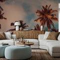 Coachella Sunrise Mural Wallpaper - room preview 03
