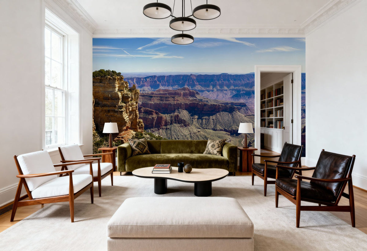 Majestic Canyon Vista Mural Wallpaper - room preview 03