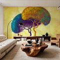 Intertwined Trees Mural Wallpaper - room preview 03