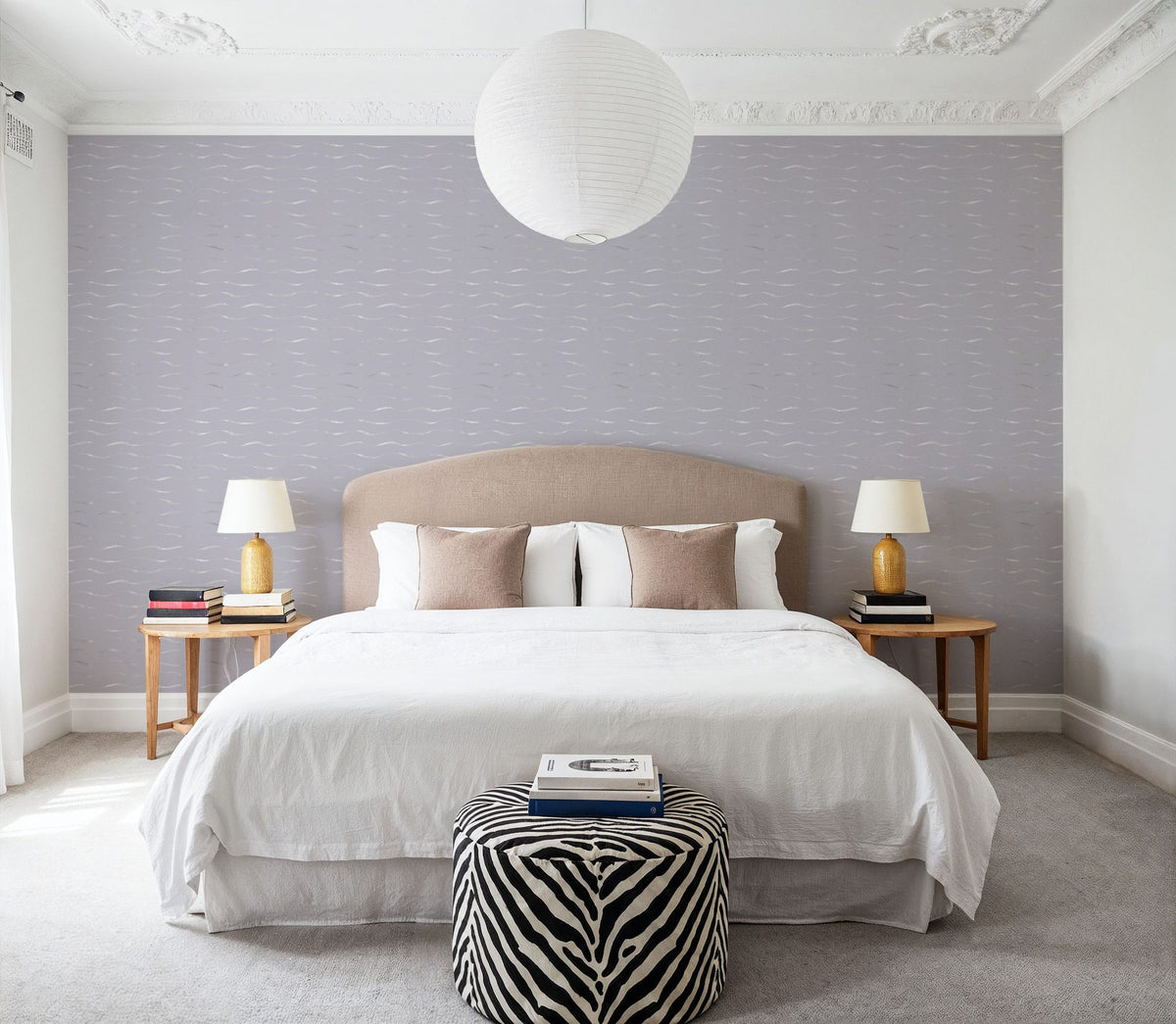 Silver Sea Mural Wallpaper - room preview 03