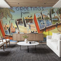 Greetings From Palm Beach Mural Wallpaper - room preview 03
