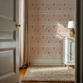 Boho Flows Orange Mural Wallpaper - room preview 03