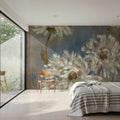 Flowers in Morning Dew II Mural Wallpaper - room preview 03