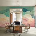 Abstract Petals Mural Wallpaper - room preview 03