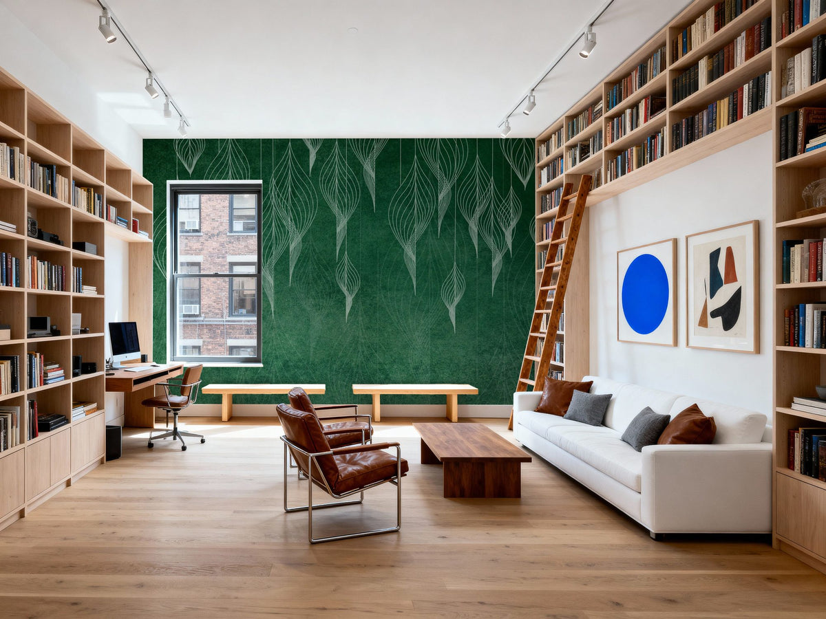 Winter Ornaments Mural Wallpaper - room preview 03