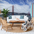 Golden Gate Blue Sky Mural Wallpaper - room preview 03