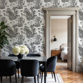 Jungle Animals Toile Mural Wallpaper - room preview 03