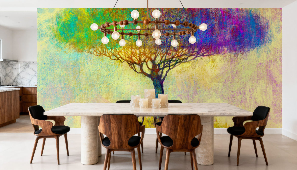 Rainbow Canopy Mural Wallpaper - room preview 03