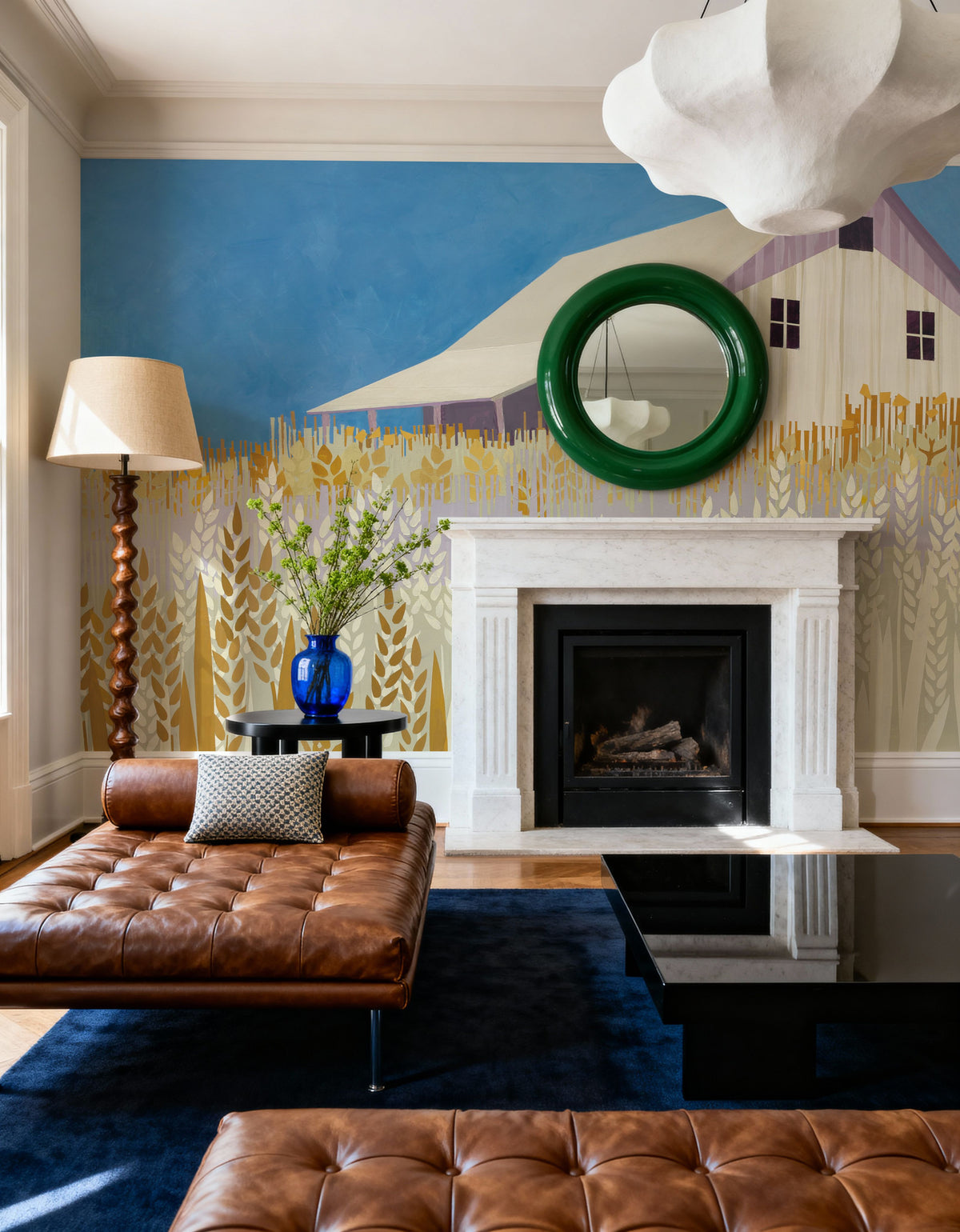 Wheat Fields Mural Wallpaper - room preview 03