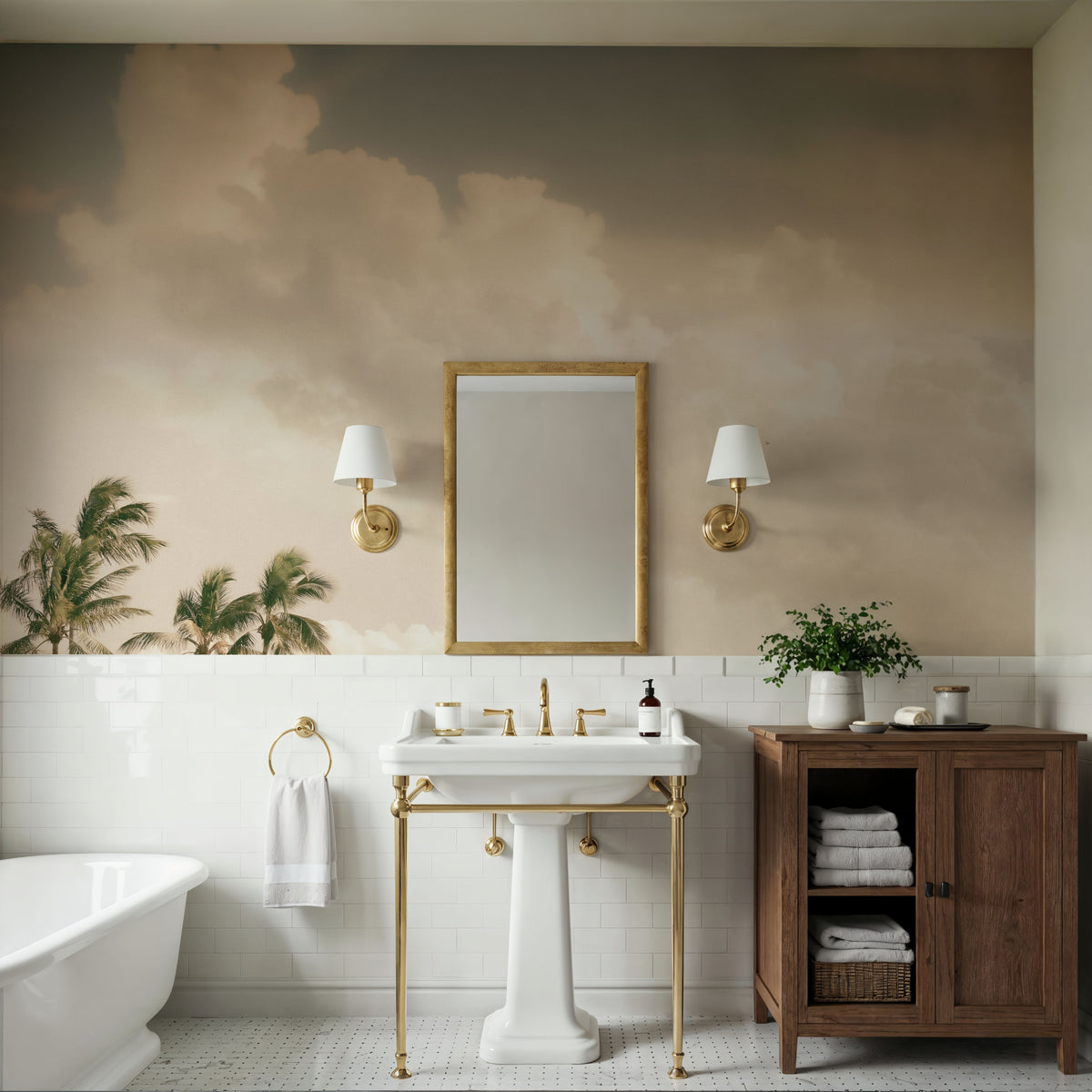 Lone Bird Mural Wallpaper - room preview 03
