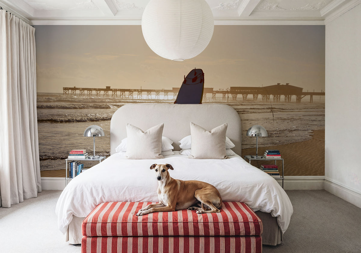 Daytona Beach Surf Mural Wallpaper - room preview 03