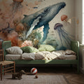 Ocean Whispers Mural Wallpaper - room preview 03
