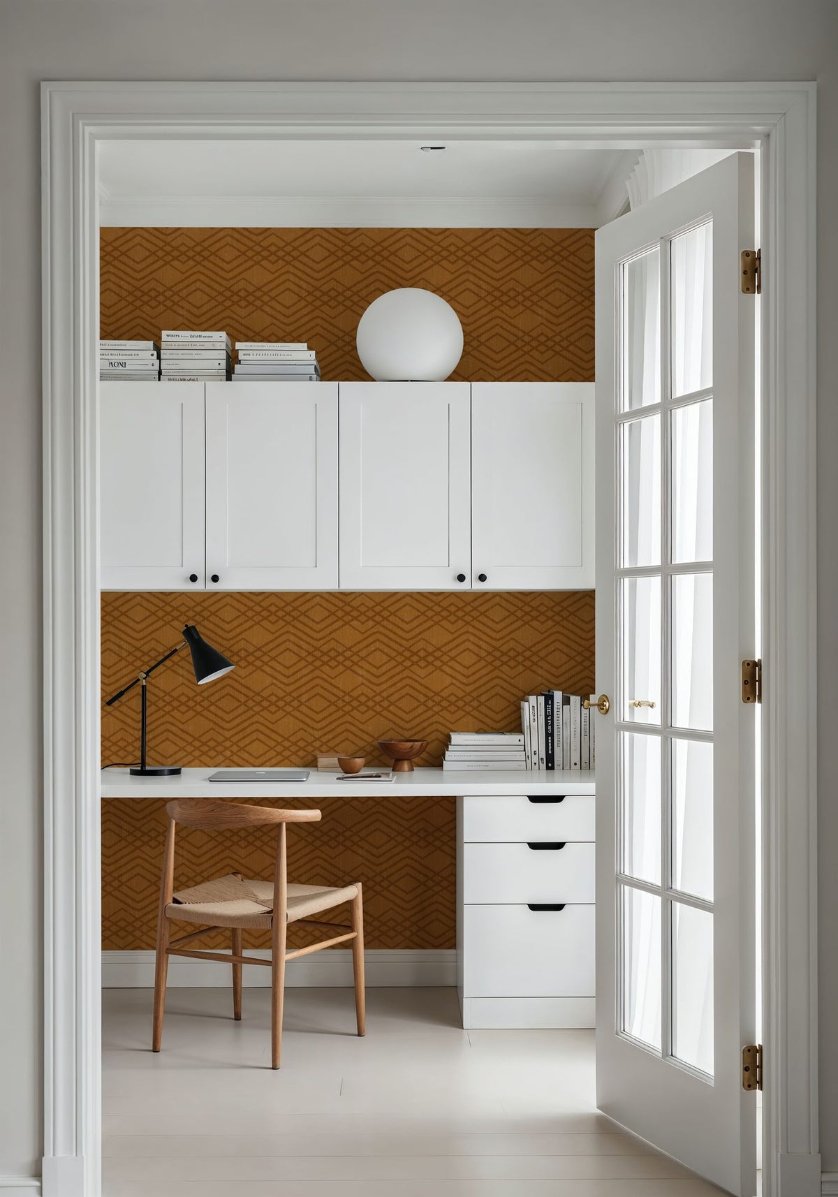 Woodland Waves Bronze Mural Wallpaper - room preview 03