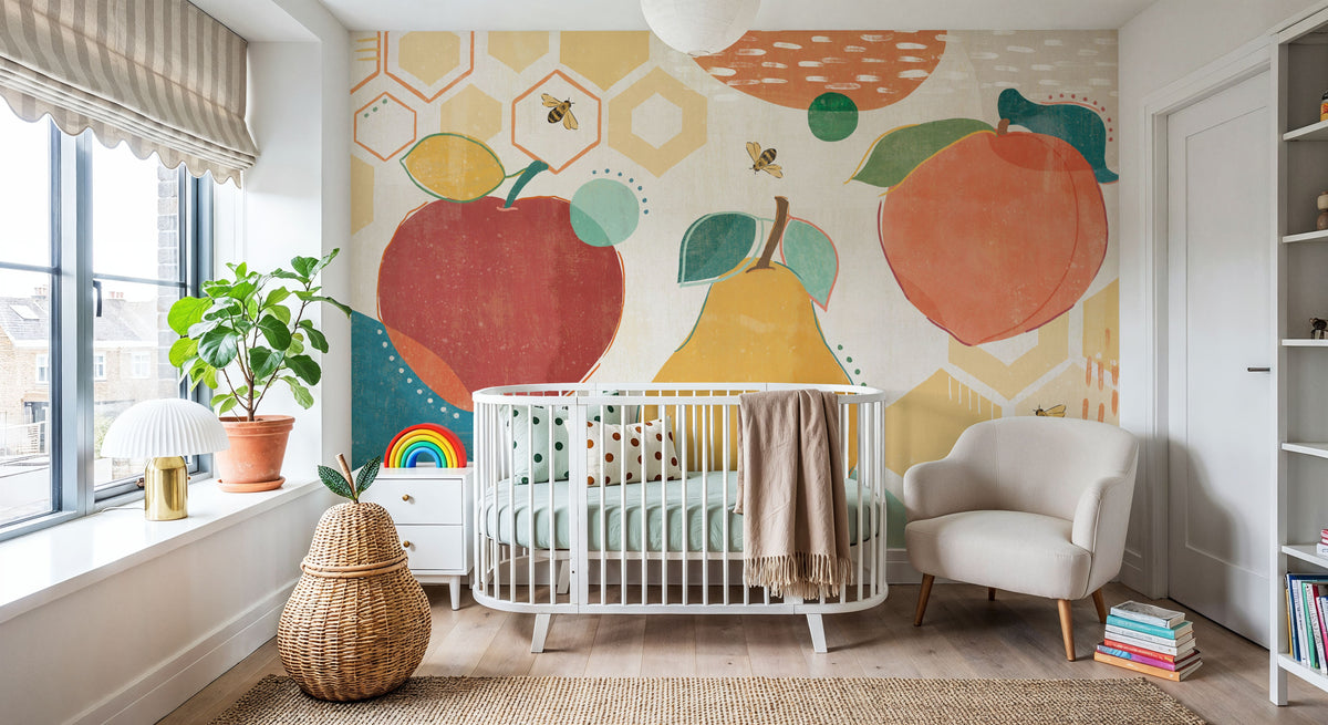 Crazy About Fruit Mural Wallpaper - room preview 03