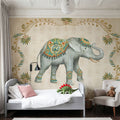 Elephant Walk IV Mural Wallpaper - room preview 03