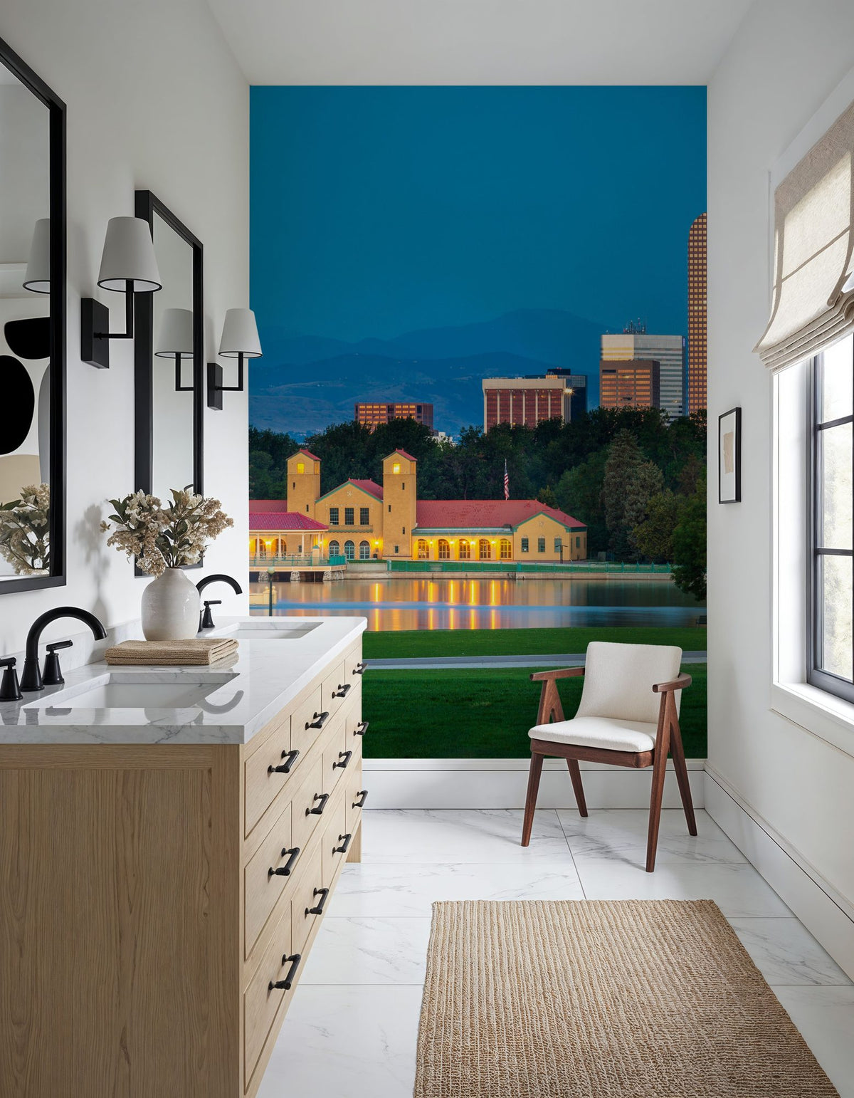 Denver Sunrise Mural Wallpaper - room preview 03