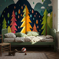 Fantasy Forest Fall Mural Wallpaper - room preview 03