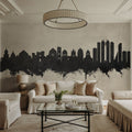 Naples Italy Skyline Concrete Mural Wallpaper - room preview 03