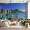 Riviera Skyline Mural Wallpaper - room preview 03