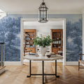 Riverbank Oak Landscape, Blues Mural Wallpaper - room preview 03