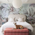 Focus on the Dahlia Mural Wallpaper - room preview 03