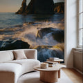 Sea Stack and Surf Mural Wallpaper - room preview 03
