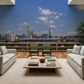 London Riverside Panorama Mural Wallpaper - room preview 03