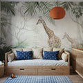 Giraffe Stroll Mural Wallpaper - room preview 03
