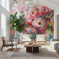Floral Full Mural Wallpaper - room preview 03