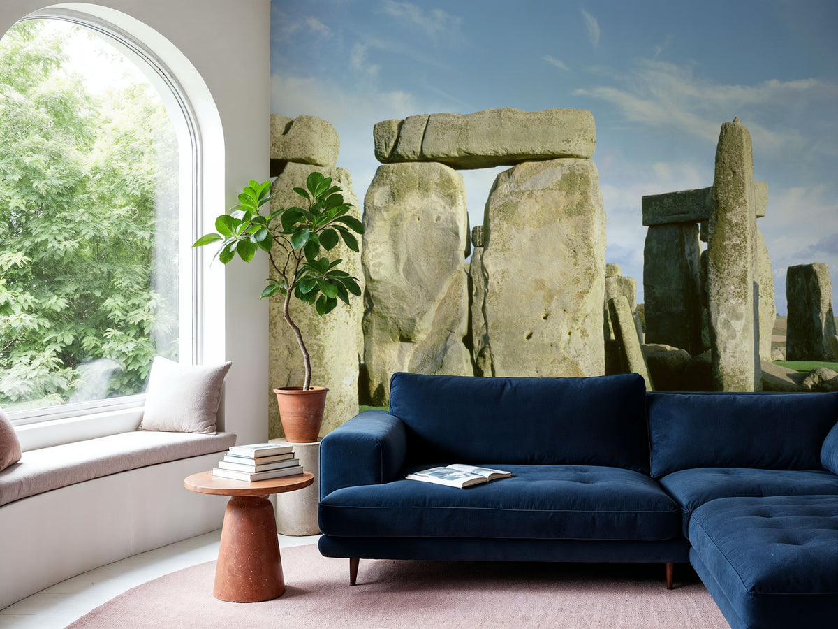 Mystic Stonehenge Dawn Mural Wallpaper - room preview 03