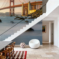 Golden Gate Bridge From Marshall Beach Mural Wallpaper - room preview 03