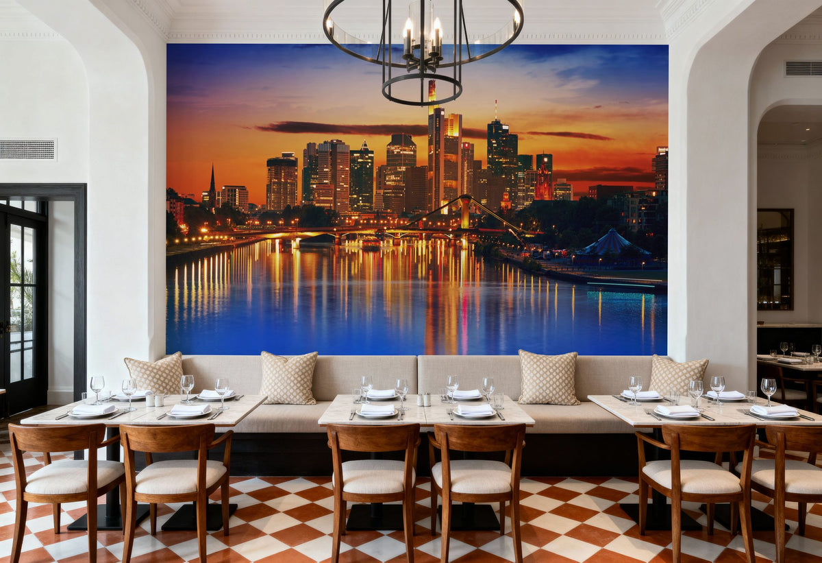 Metropolitan Twilight, Mural Wallpaper - room preview 03