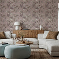 Ocean Miracles, Dusty Pink Mural Wallpaper - room preview 03