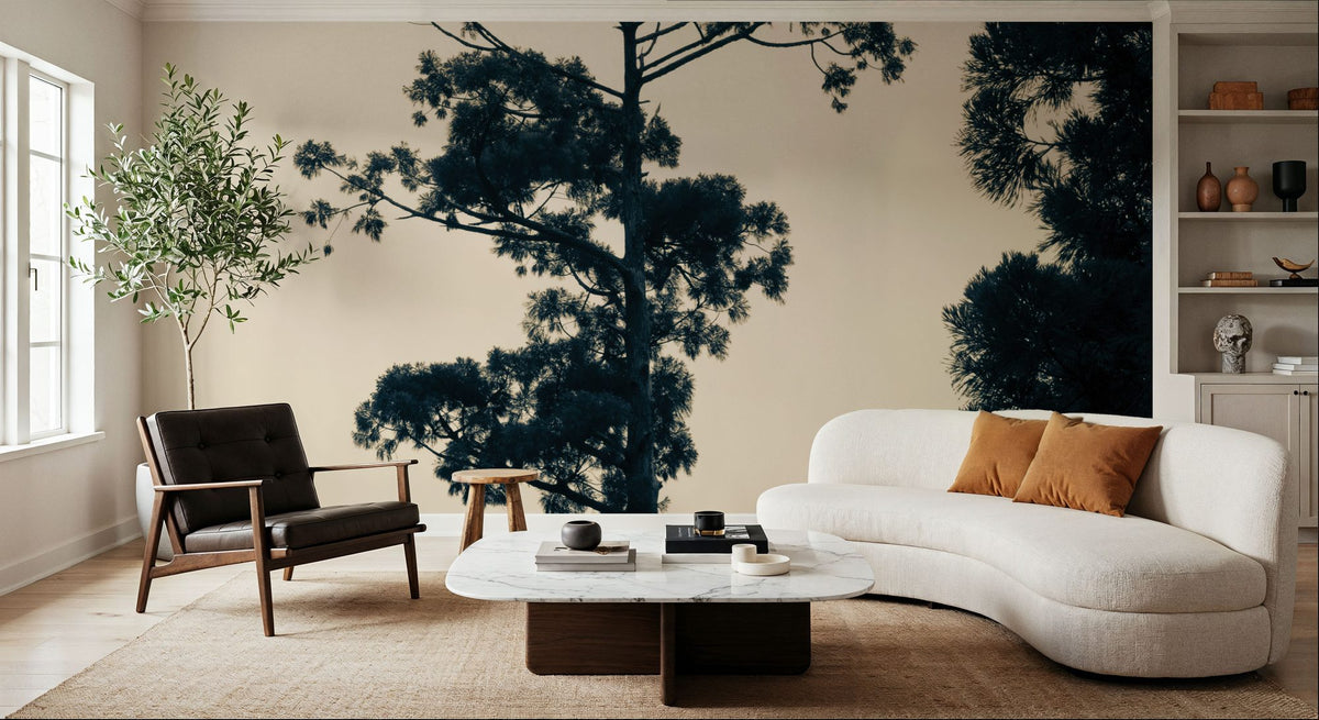 Lone Tree Japan Mural Wallpaper - room preview 03