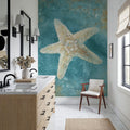 Treasures From the Sea Aqua II Mural Wallpaper - room preview 03