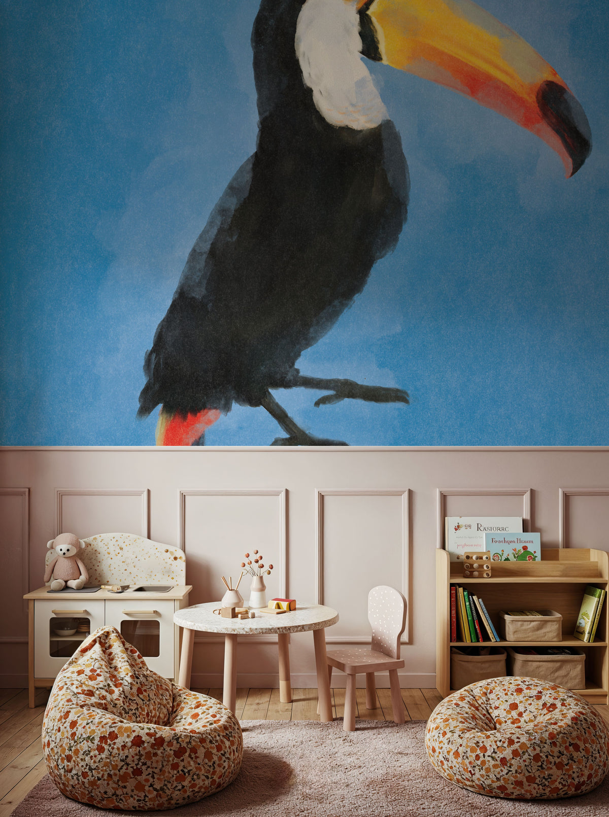 Bright Birds III Mural Wallpaper - room preview 03