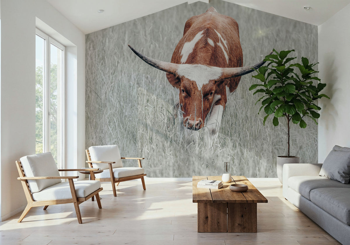 Rainy Pasture II Mural Wallpaper - room preview 03