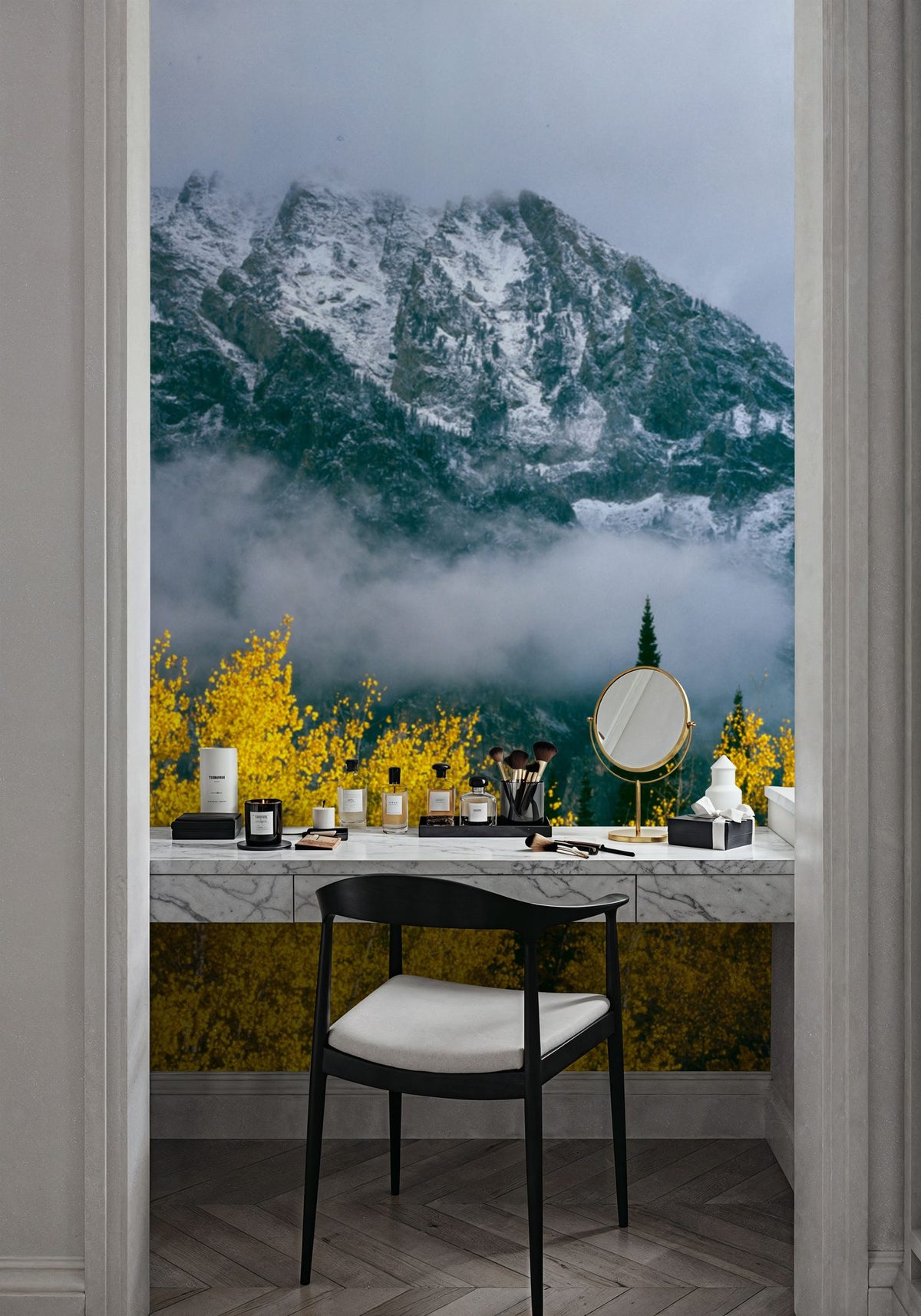 Grand Teton Fall Mural Wallpaper - room preview 03