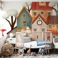 Old Town Holiday's Mural Wallpaper - room preview 03