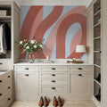 Modern Abstract `Salon Yopie` Mural Wallpaper - room preview 03