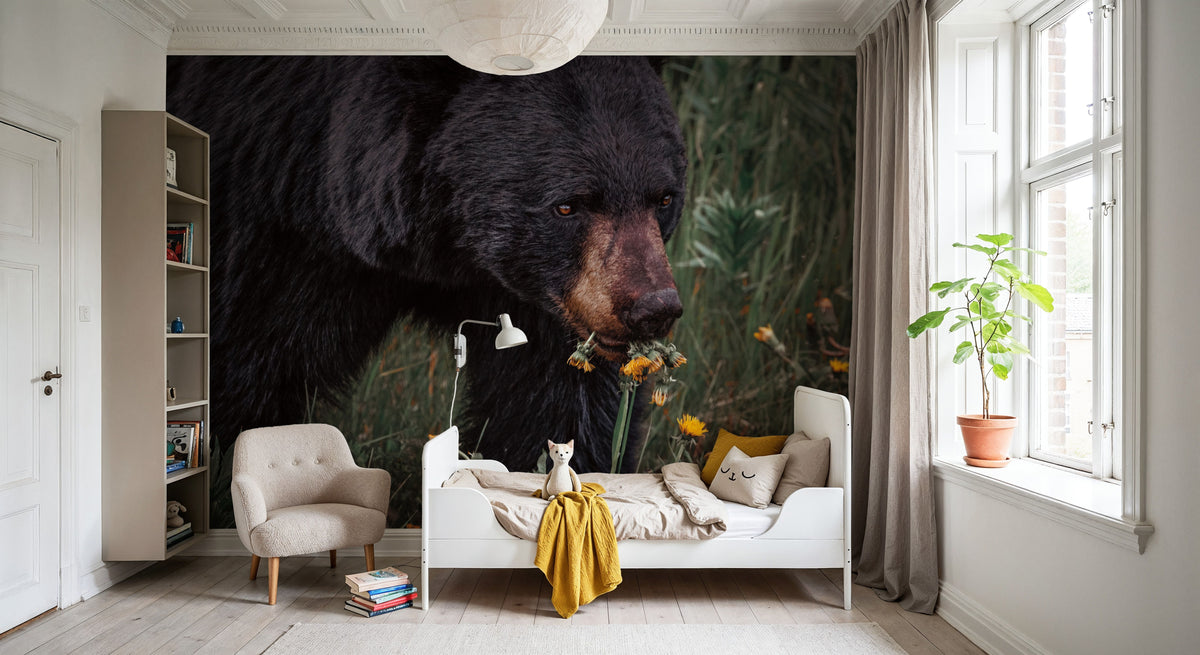 Hungry Bear Mural Wallpaper - room preview 03