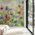 Springtime Meadow Flowers Mural Wallpaper - room preview 03